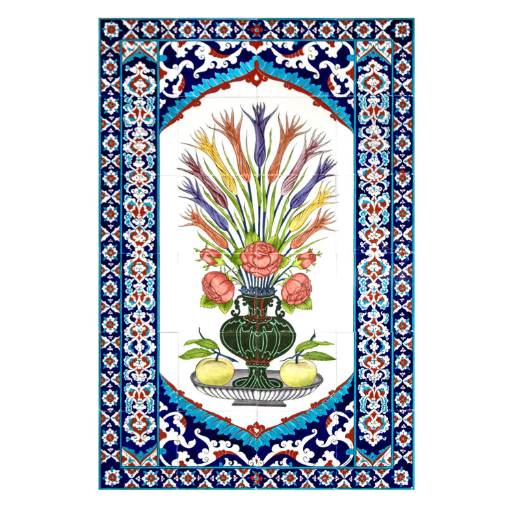 Hasbahçe İstanbul Lalesi İznik Çini Pano - Panolar