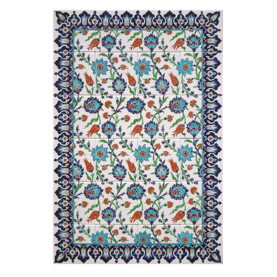 Hatayi Desenli İznik Çini Pano - Panolar