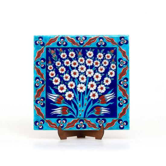 Hayat Ağacı İznik Çini Karo - Karolar