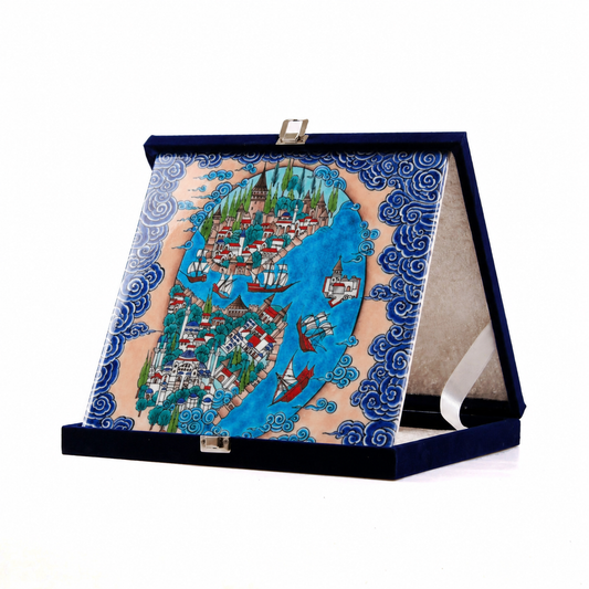 Istanbul Miniature Patterned Iznik Tile No:5