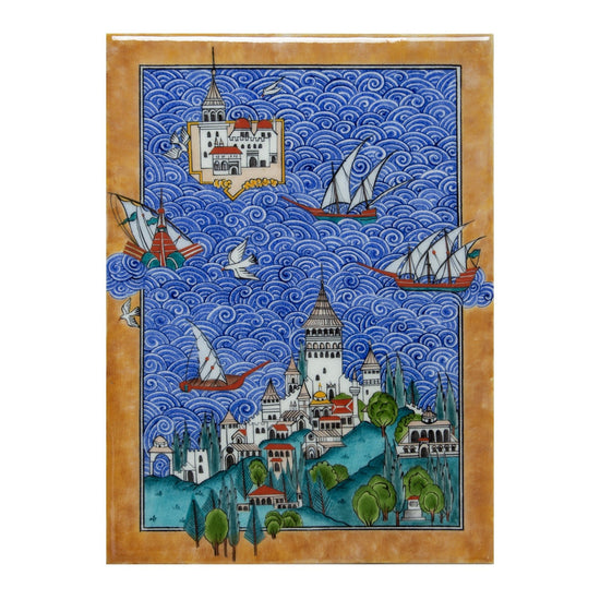 İstanbul Minyatür İznik Çini Pano - 3 - Panolar