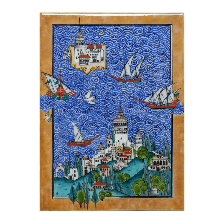 İstanbul Minyatür İznik Çini Pano - 3 - Panolar