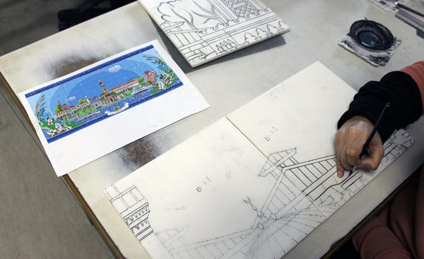 İzmir İktisat Kongre Merkezi İznik Çini Panosu