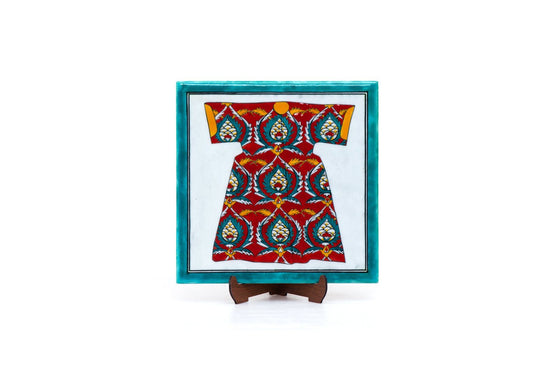 Kaftan Desenli İznik Çini Karo - Karolar