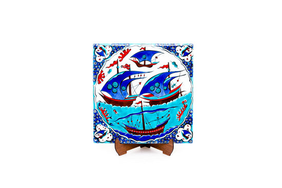 Kaptan - ı Derya’nın Batık Kalyonu İznik Çini Karo - Karolar