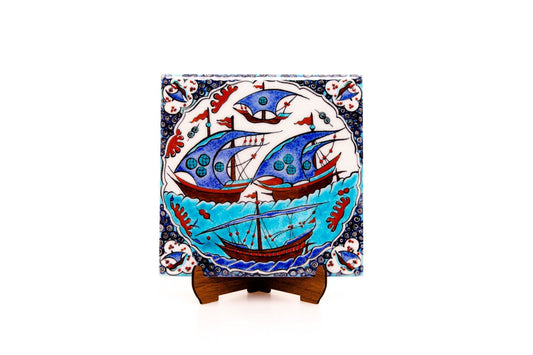 Kaptan - ı Derya’nın Batık Kalyonu İznik Çini Karo - Karolar