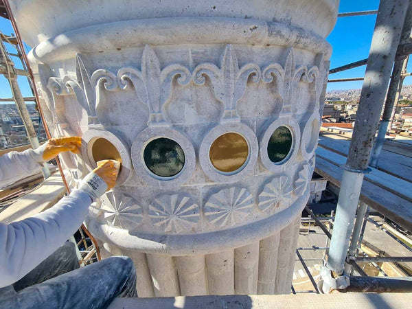 Kurtuluş Camii Gaziantep Minare Çinileri Restorasyonu