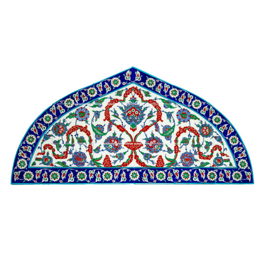 Louvre Müzesi Alınlık İznik Çini Pano Piyale Paşa Reprodüksiyonu - Panolar