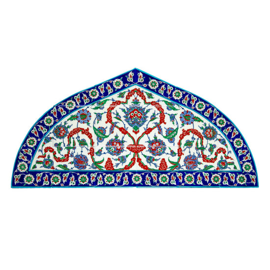 Louvre Müzesi Alınlık İznik Çini Pano Piyale Paşa Reprodüksiyonu - Panolar