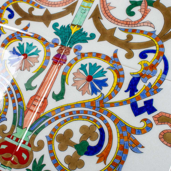 Mozaik Desenli İznik Çini Pano - Panolar