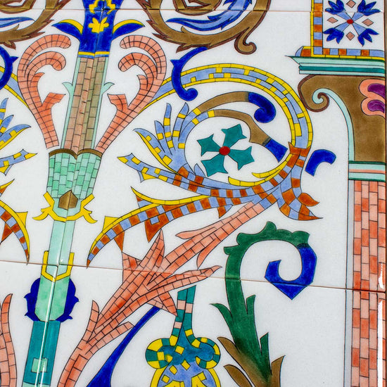 Mozaik Desenli İznik Çini Pano - Panolar