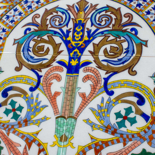 Mozaik Desenli İznik Çini Pano - Panolar