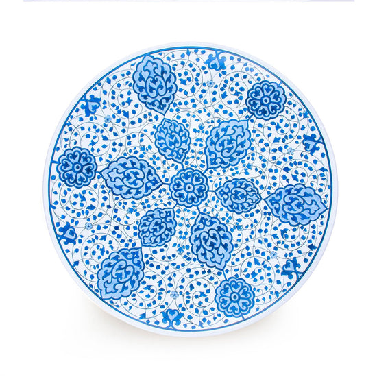 Muradiye Tasarımı İznik Çinisi Büyük Düz Tabak - Tabaklar
