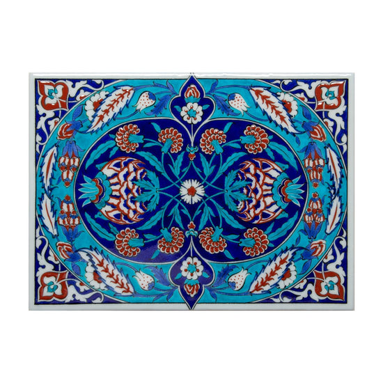 Nar Motifli İznik Çini Pano - Panolar