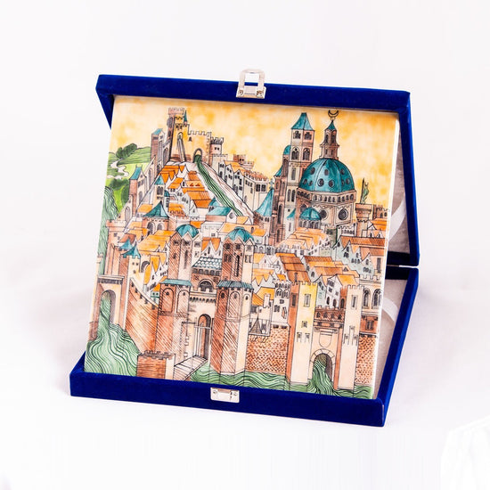 Nicea Haritası İznik Çini Karo - Karolar