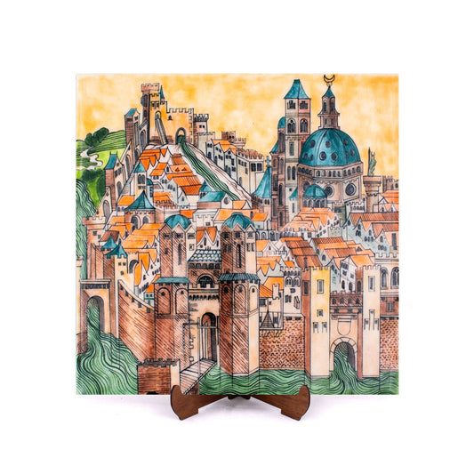 Nicea Haritası İznik Çini Karo - Karolar