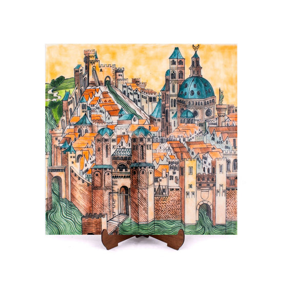 Nicea Haritası İznik Çini Karo - Karolar