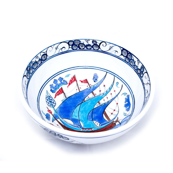 Orhaniye Kalyonu İznik Çinisi Kase - Kaseler