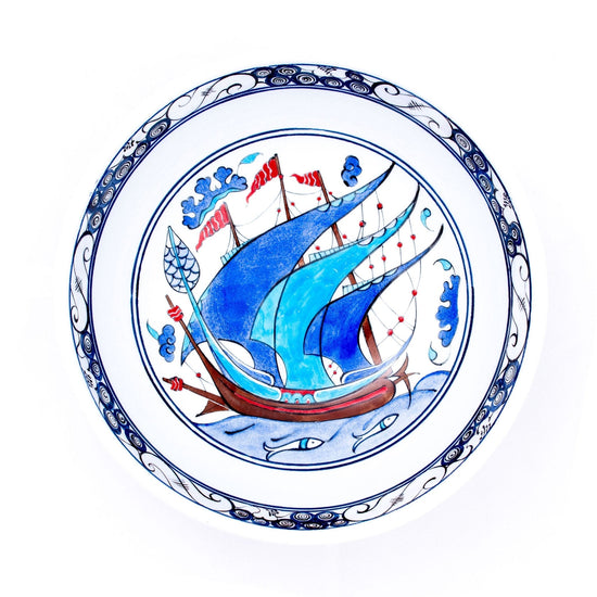 Orhaniye Kalyonu İznik Çinisi Kase - Kaseler