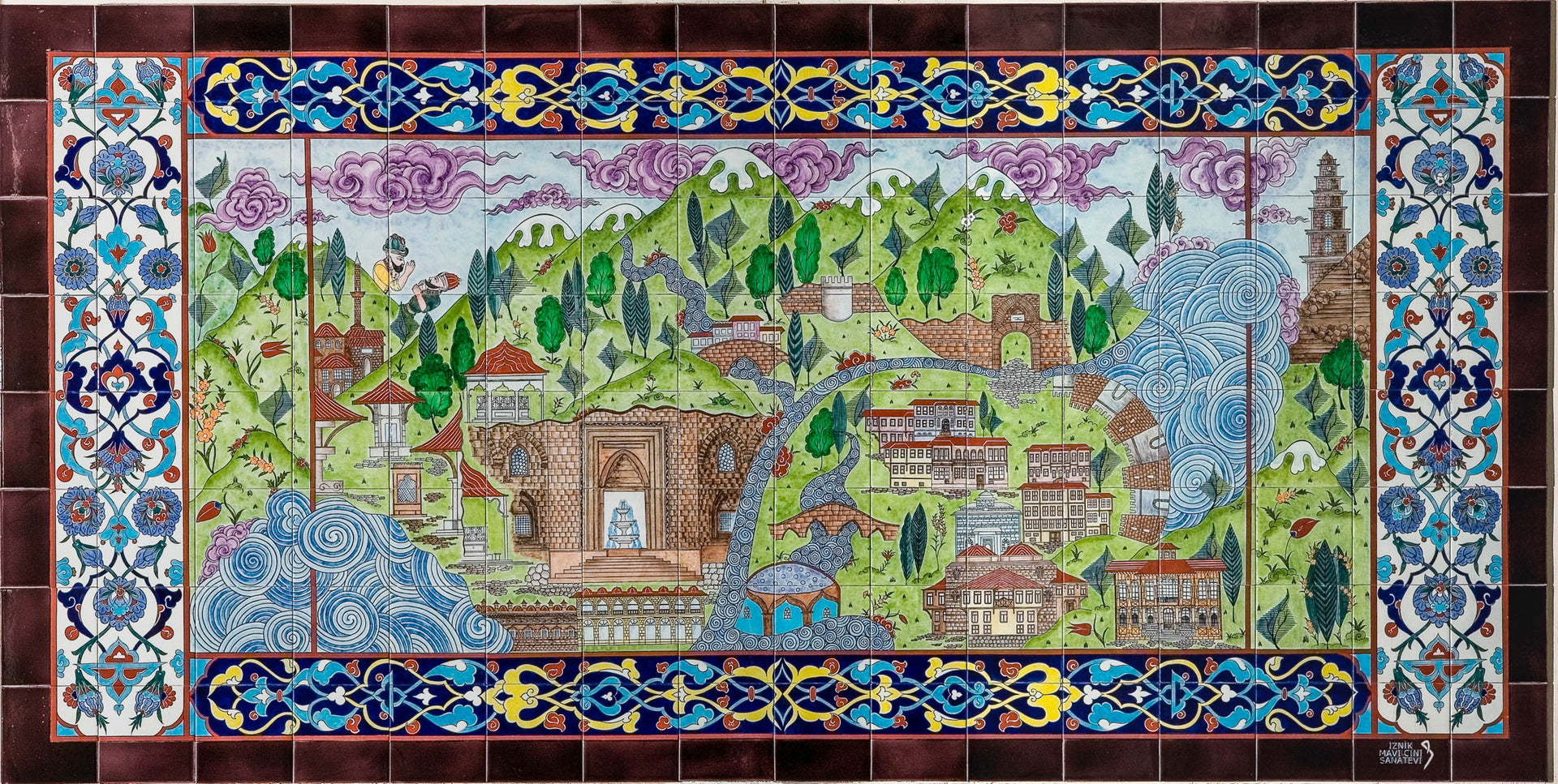 Bursa Osmangazi Belediyesi Çini Panosu