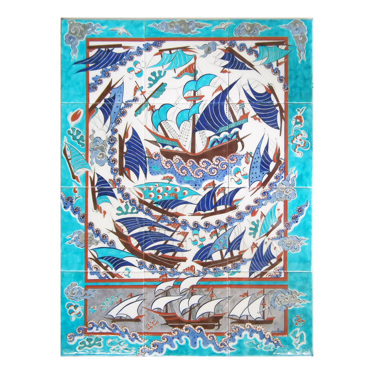 Osmanlı Donanması İznik Çini Pano - Panolar