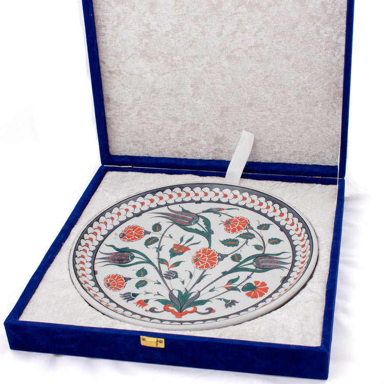 Rönesans Müzesi İznik Çinisi Tabak Replika No.5 - Tabaklar