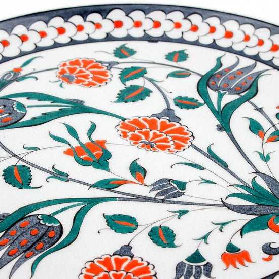 Rönesans Müzesi İznik Çinisi Tabak Replika No.5 - Tabaklar