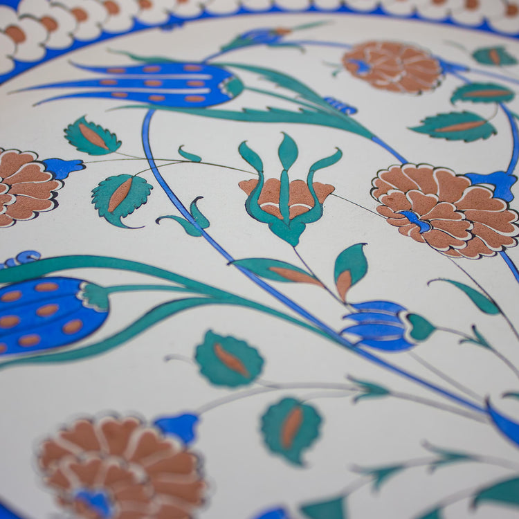 Rönesans Müzesi İznik Çinisi Tabak Replika No.5 - Tabaklar