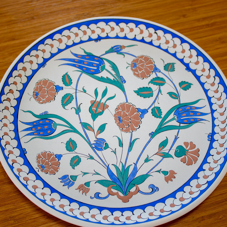 Rönesans Müzesi İznik Çinisi Tabak Replika No.5 - Tabaklar