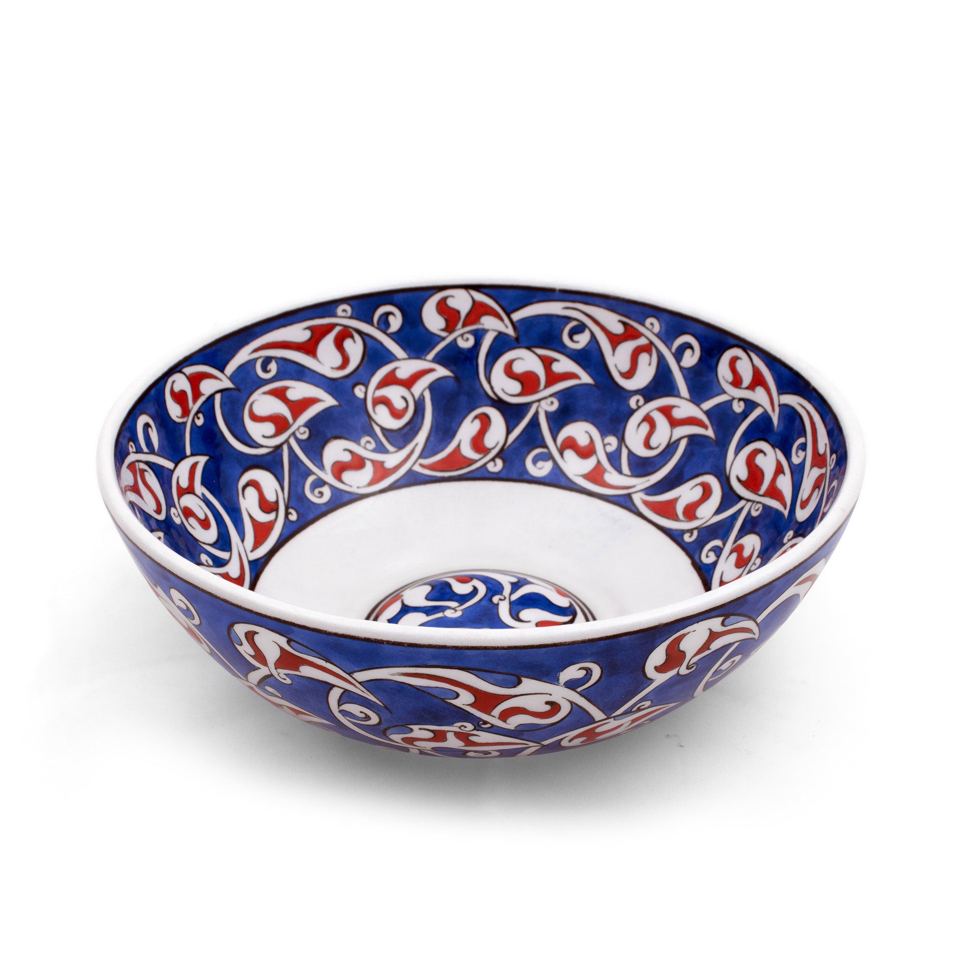 Patterned Rumi Rumi Patterned Iznik Tile Bowl No:4