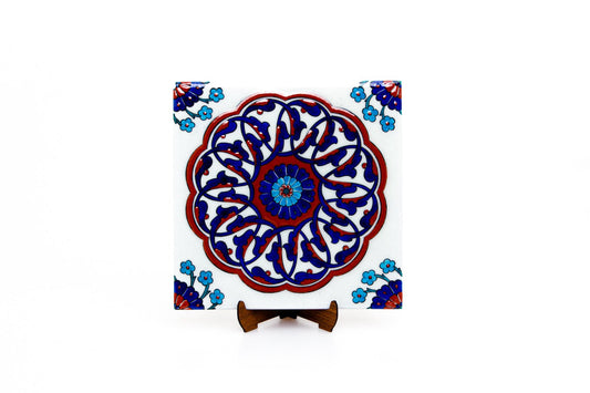 Rüstem Paşa Camii İznik Çini Karo Replikası No:4 - Karolar