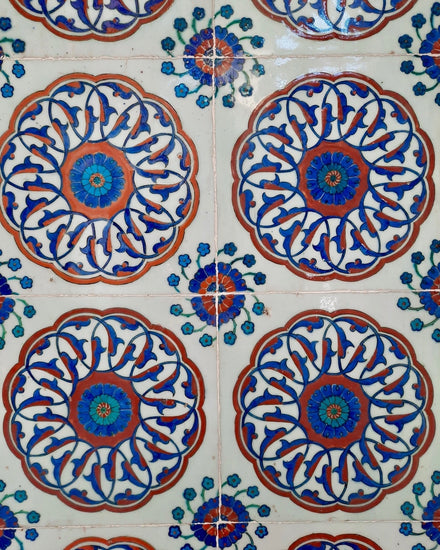 Rüstem Paşa Camii İznik Çini Karo Replikası No:4 - Karolar