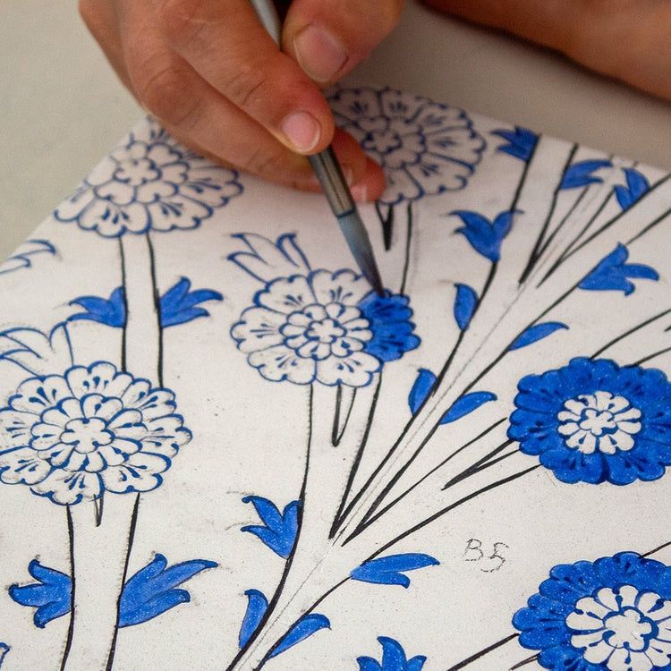 Şehzade Yusuf İzzeddin Köşkü Hayat Ağacı Desenli İznik Çini Pano Replikası - Panolar