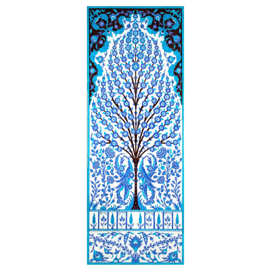Şehzade Yusuf İzzeddin Köşkü Hayat Ağacı Desenli İznik Çini Pano Replikası - Panolar