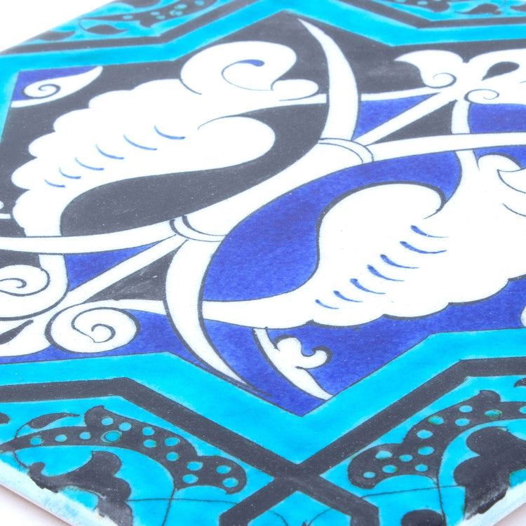 Selçuklu Dönemi Gece ve Gündüz Motifli Çini Karo - Karolar