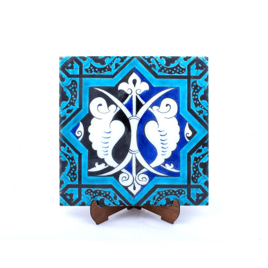 Selçuklu Dönemi Gece ve Gündüz Motifli Çini Karo - Karolar