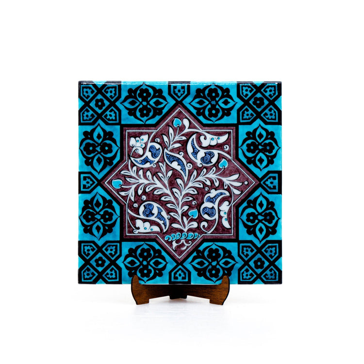 Selçuklu Dönemi Rumi Hayat Ağacı İznik Çini - Karolar