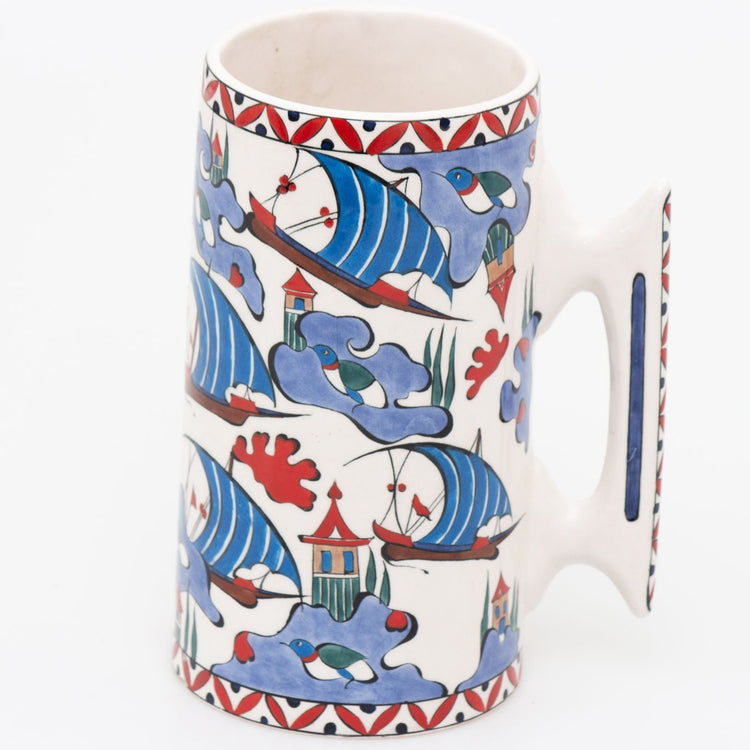 Selimiye Kalyonu İznik Çini Kupa - Kupalar