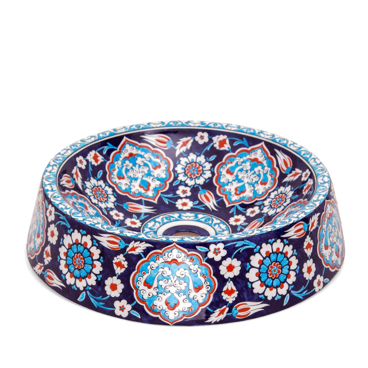 Şems Motifli İznik Çini Lavabo - Lavabolar