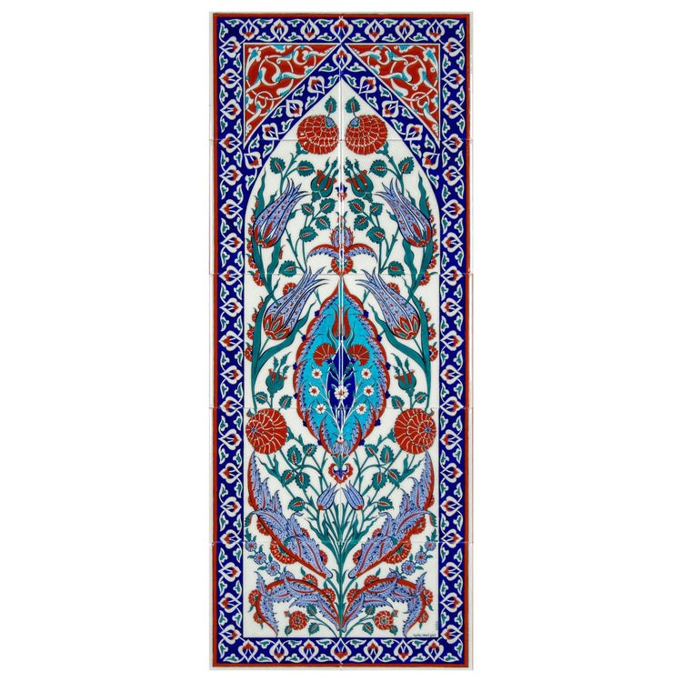 Şems Motifli İznik Çini Pano - Panolar