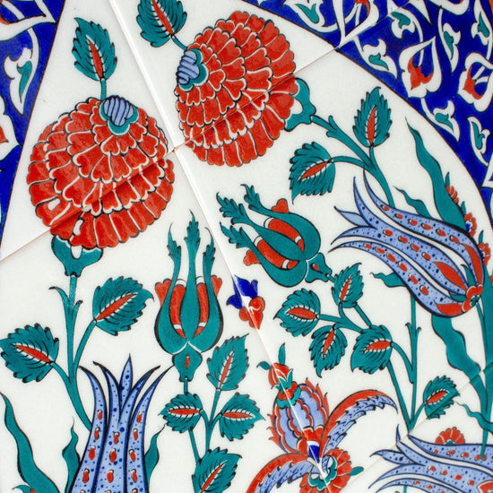 Şems Motifli İznik Çini Pano - Panolar