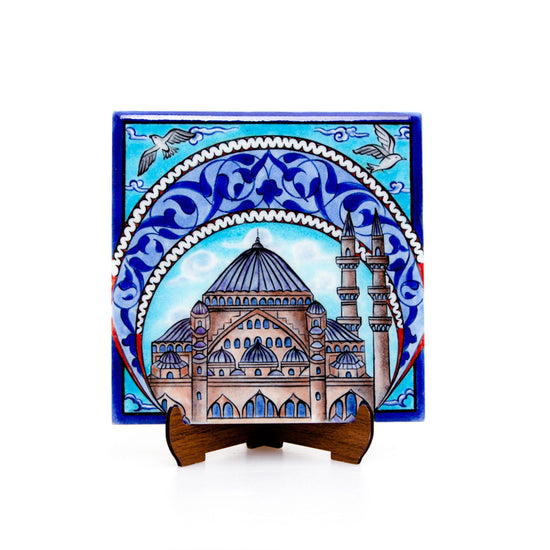 Süleymaniye Camii Desenli İznik Çini Karo - Karolar
