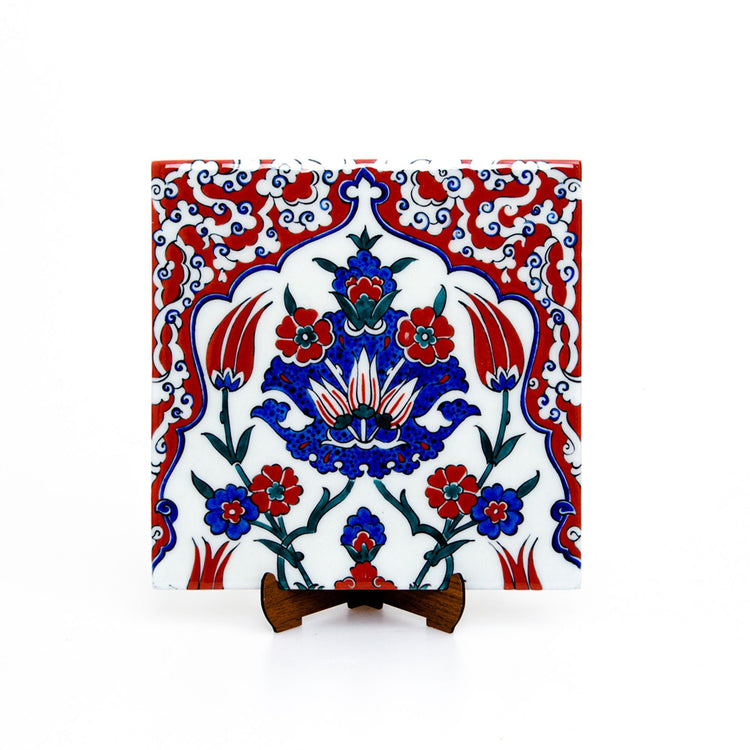 Takkeci İbrahim Ağa Camii İznik Çini Karo Replikası - Karolar