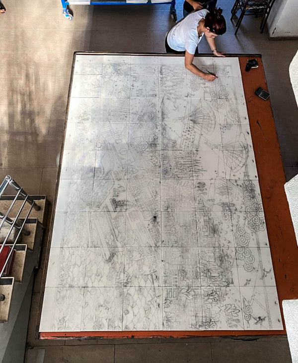 Tekirdağ Şehir Hastanesi İznik Çini Panosu