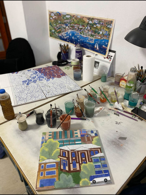 Tekirdağ Şehir Hastanesi İznik Çini Panosu