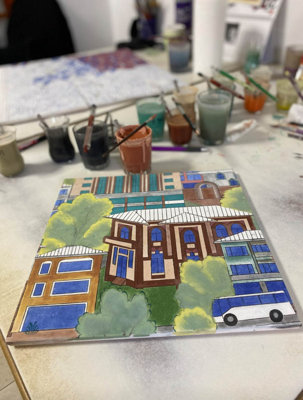 Tekirdağ Şehir Hastanesi İznik Çini Panosu