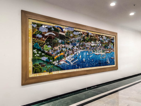 Tekirdağ Şehir Hastanesi İznik Çini Panosu