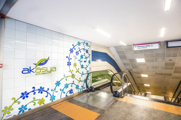 Ünalan Metro İstasyonu İznik Çini Projesi