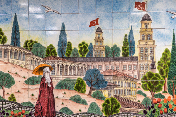 Üsküdar Metro İstasyonu İznik Çini Panosu