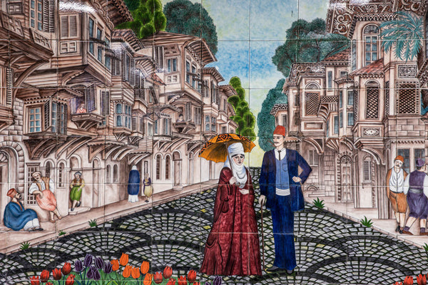 Üsküdar Metro İstasyonu İznik Çini Panosu